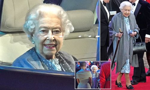 Palace aides warn Queen, 96, has ‘good and less good days’ and it is unlikely she will be at many other Jubilee events after she lit up star-studded Windsor Castle celebration