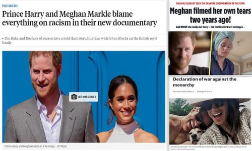'Harry and Meghan's "blame everything on racism" show': World media accuses couple of 'never missing an opportunity to hit the royal family' and making 'harmful accusations without proof'