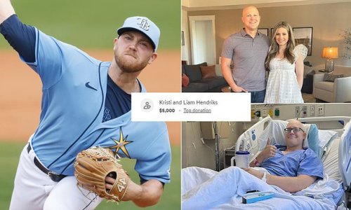 Baseball star David Hess, 29, reveals his cancer has returned and he needs surgery as MLB hero Liam Hendriks - who returned from cancer this year - gives $5,000 to GoFundMe page to help cover medical bills