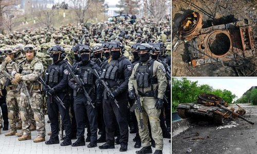 New battalions of Chechen fighters are 'preparing new assault' in Ukraine, claims Russian propaganda channel… despite Putin's defeated army being 'hollowed out' by war and 'incapable of new offensive'