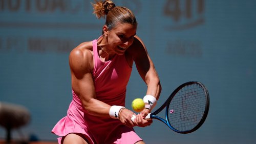 Tennis fans make cruel accusations over this stunning photo of super-fit star Maria Sakkari