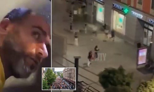 Revealed: Iranian refugee turned 'terrorist', 42, 'who killed two in Islamist attack' on Oslo gay bar after coming to Norway when he was 12 - as video shows clubbers fleeing for their lives