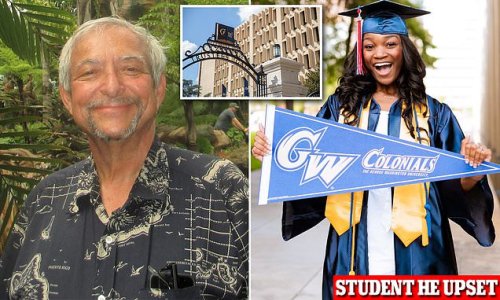 EXCLUSIVE: George Washington University human rights professor, 72, who's ex-CIA analyst is CANCELED after he enraged woke students by saying N-word should be banned in rap