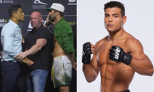'You scared me!': UFC chief Dana White admits he panicked as middleweight knockout artist Paulo Costa raced towards Luke Rockhold in their intense UFC 278 pre-fight face-off