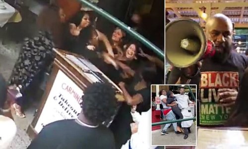BLM holds 'Cancel Carmine's' protests outside famed Italian restaurant in NYC