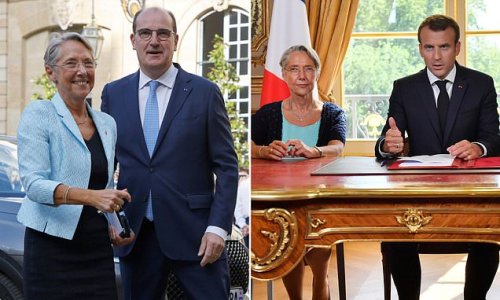 Macron names first French female PM in more than 30 years as Labour Minister Elisabeth Borne replaces Jean Castex
