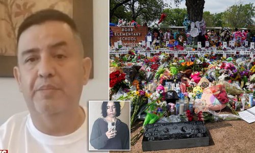 Teacher reveals he only survived the Uvalde massacre by playing dead for an hour after bullets hit him in the arm, lung and back as he relives horror killing spree that left 21 dead