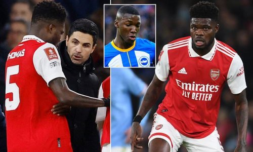 Mikel Arteta confirms Thomas Partey will undergo an MRI scan on injury that forced him off in defeat by Man City, with the Arsenal boss admitting they are ready to move in the transfer market as Moises Caicedo pushes to leave Brighton