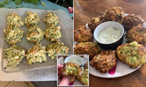 Mother shares recipe for zucchini balls which uses six pantry ingredients and an air fryer