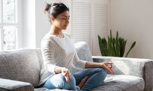 Proof mindfulness DOES work? Just 10 minutes of breathing exercises a day lowers blood pressure 'as effectively as medication', study finds