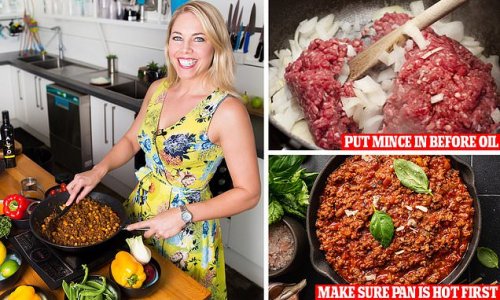 You've been cooking mince WRONG your whole life: Chef reveals the huge mistakes people make - and the secret to the perfect bolognese sauce