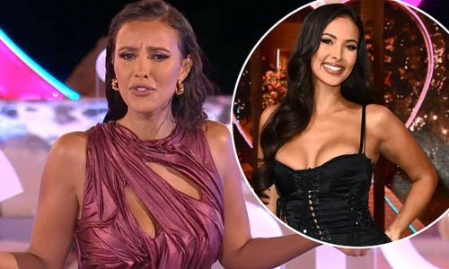 Love Island host Maya Jama snaps back at troll who accuses her of having 'unnatural' and 'silicone filled' boobs