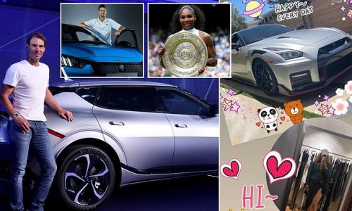 From Rafael Nadal's Aston Martin DBS to Novak Djokovic's Bentley GT Continental... Wimbledon stars have some of the biggest and best car collections worth over £800,000 thanks to their staggering prize money