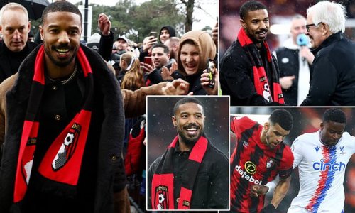 Hollywood Star Michael B Jordan Is Mobbed By Fans As He Arrives To ...