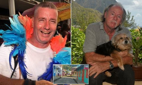 British estate manager is shot and killed and his photographer friend, 72, injured after masked gunmen opened fire in a bar in St Lucia where both men lived