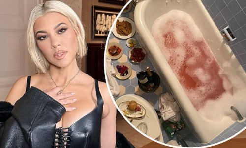 Kourtney Kardashian hits back with a sassy remark after shocked fans branded her 'disgusting' for her 'nasty' bathroom habits