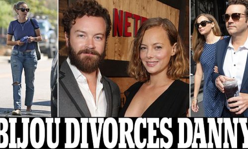 Danny Masterson's wife Bijou Phillips files for divorce just 12 days after actor was sentenced to 30 years in prison for raping two women