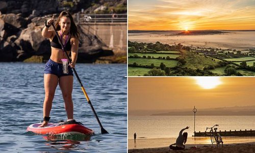 Brits bask in sunshine on LAST day of summer ahead of wind and rain