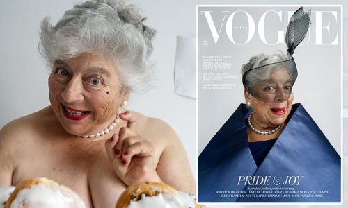 Miriam Margolyes 82 Poses Naked As British Vogues Most Unlikely Cover Star Despite 