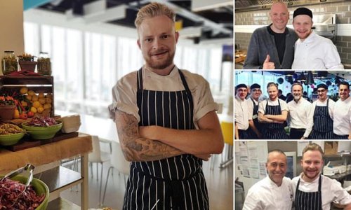 Chef who posed for pictures with Marcus Wareing, Michel Roux Jr and Tom Kerridge 'pulled Asian man's turban off as he and his brother assaulted Asian couple and referred to Manchester and 9/11 attacks'