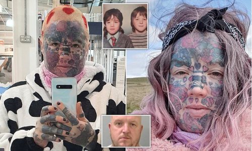 Tattooed mother, 45, who was sexually abused by her brother from the age of six reveals she gets at least one new inking a WEEK to cover the 'emotional scars' from his torment