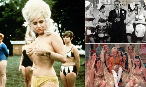Carry On films were NOT sexist! Female author studying beloved British comedy movies concludes they were 'defiantly feminist' because it was 'the women who saved the day' while the MEN 'caused the chaos'