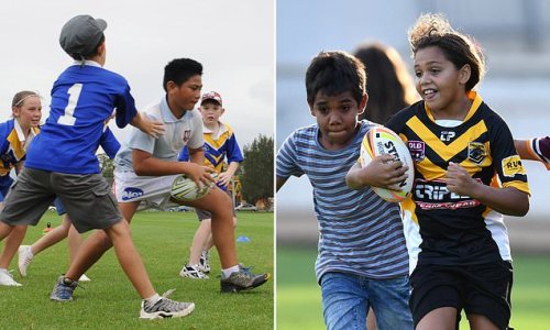 Children's rugby league games will be played without scores until they hit 12 with tackling also banned for those under six - as part of a new policy put forward to 'reduce pressure' on kids