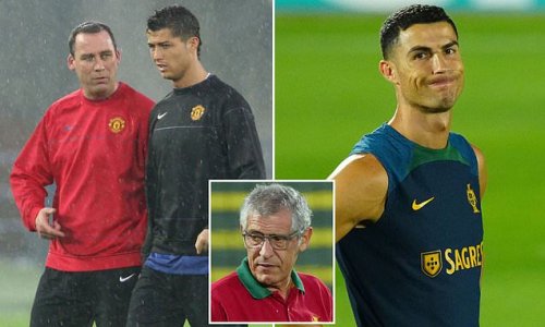 Cristiano Ronaldo's former Man United coach Rene Meulensteen admits he's 'glad' he's not Portugal's manager and praises Fernando Santos for 'showing who is boss' by dropping the legendary forward to the bench