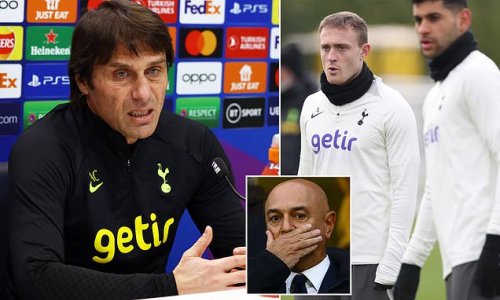 Players feeling shackled by rigid and defensive tactics, baffling 2km runs BEFORE matches, negative talk and a superiority complex: How Antonio Conte's Tottenham reign turned sour