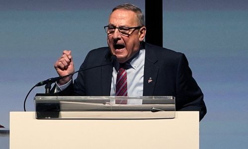America's self-stylized 'Trump before Trump' Paul LePage threatens to 'deck' Democrat staffer who was filming him during campaign event in Maine