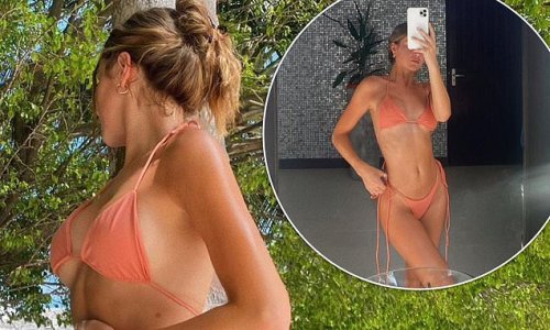Love Island's Georgia Steel wows in a skimpy pastel string bikini