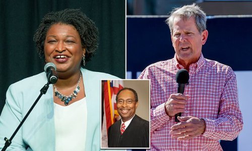 Obama judge kills Stacey Abrams' lawsuit alleging Georgia elections corruption - after Biden labeled said it was 'Jim Crow 2.0': Governor Kemp praises ruling as he takes on Democrat for the second time