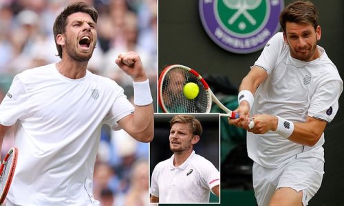 British No 1 Cameron Norrie through to Wimbledon semi-final after coming from behind to beat David Goffin in five-set thriller... with 26-year-old to take on defending champion Novak Djokovic for a place in the final at SW19