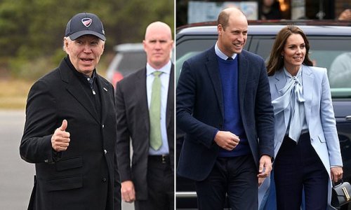 Biden heading to Boston at the same time at William and Kate's visit: President will be in fundraiser while Prince and Princess of Wales attend star-studded awards bash - so will they meet?