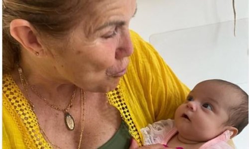 'Grandmother's dear granddaughter': Cristiano Ronaldo's mother Dolores Aveiro shares sweet first photo with footballer's newborn Bella Esmeralda