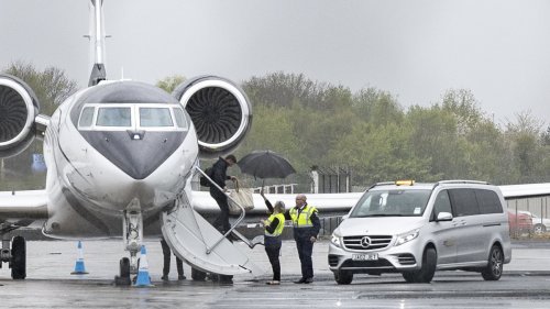 BREAKING NEWSRory McIlroy pictured arriving in Belfast as Masters champion steps off $70million private jet after travelling with daughter Poppy following Augusta triumph