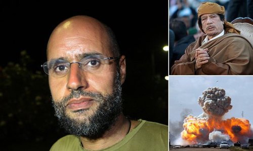 Son of Libyan dictator Gaddafi announces plans to unify nation he fled