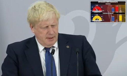 Boris blames cost-of-living crisis for Tories' by-election battering as he admits results that sparked party chair's exit were 'not brilliant' - but says he will get on the job rather than focusing on Westminster plotting