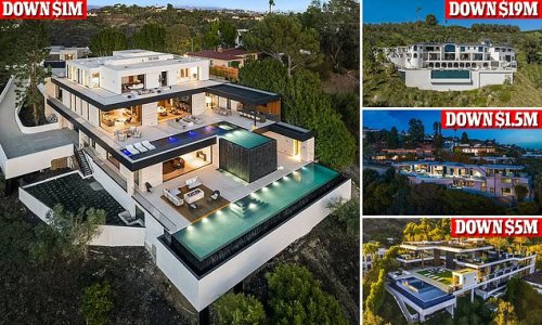 Rush for a million-dollar mansion! Super rich race to sell their LA homes at knockdown prices before 'mansion tax' kicks in on April 1 - as one plummets $20M and others come with FREE supercar