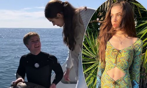 Meet Robert Irwin's 'first girlfriend': Wildlife warrior, 18, 'goes public' with Glee actress Emmy Perry, 17, as they spend time together at Australia Zoo