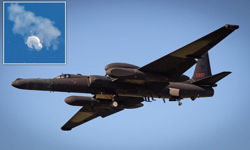 REVEALED: Top secret U2 spy planes were used to track the Chinese spy balloon - as it emerges TWO MORE sites in Virginia and California were previously spied on and Pentagon dismissed them as UFOs
