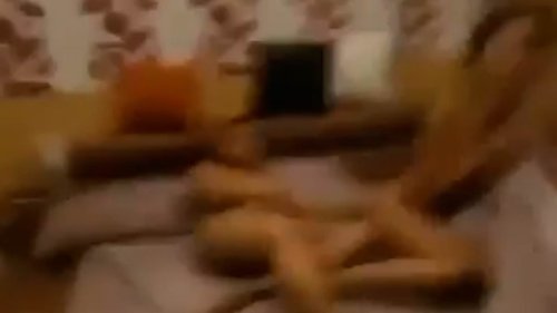 Moment husband catches his politician wife in bed with Buddhist monk