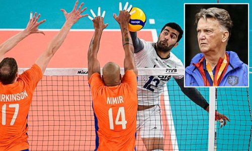 Louis van Gaal's latest whacky idea sees the Holland boss add a VOLLEYBALL coach to his backroom staff - who he insists can give his goalkeepers the edge in World Cup shootouts by leaving penalty takers 'shaking'