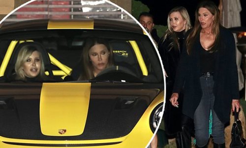 Caitlyn Jenner and Sophia Hutchins dine maskless at celeb hotspot Nobu