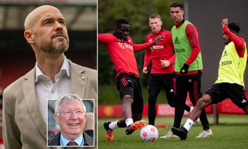 Erik ten Hag 'orders specific grass measurements to encourage slick passing and plans for a Sir Alex Ferguson-style eating routine' ahead of Man United's return to pre-season training at Carrington on Monday