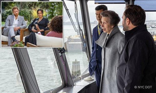 Anne in the Big Apple! Princess makes a VERY low-key visit to New York with hardly any press or photo ops as she becomes the first royal to visit the US since Harry and Meghan's 'racism' claims on Oprah
