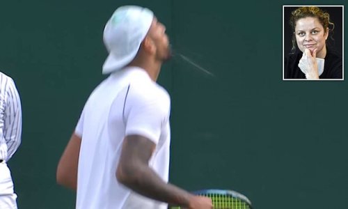 Is this the most unpleasant man in tennis? Pundits, players and celebs slam 'Nasty Nick' Kyrgios after latest stunt saw him SPIT in direction of abusive spectator and call line judge a 'snitch with no fans' - months after throwing racket at ballboy