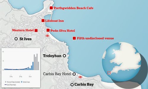 G7 Covid fears as five venues shut in St Ives because of clusters
