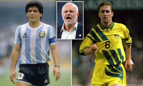 How soccer legend Diego Maradona made an amazing gesture to devastated Socceroos stars on live television after Argentina shattered their World Cup dream in 1993