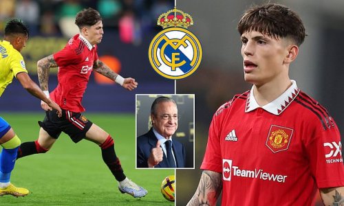 Real Madrid 'are monitoring Man United starlet Alejandro Garnacho' after being impressed by his 'decisive displays' at Old Trafford... 'with the player very attached to the Spanish capital after being born in the city'
